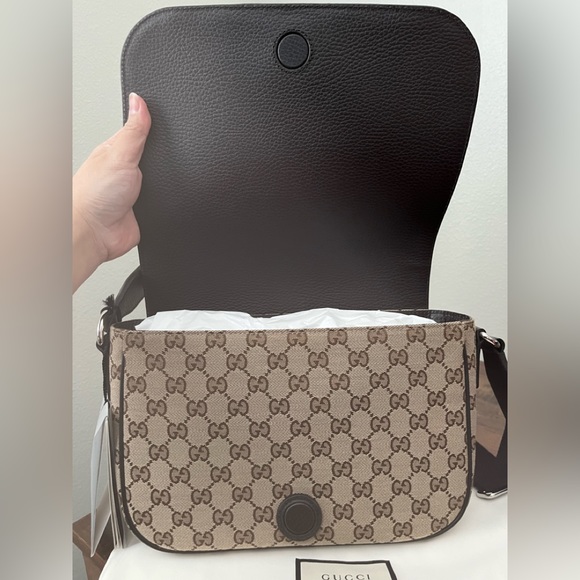 ❌ SOLD❌ NWT Gucci GG Guccissima Messenger Bag - Picture 7 of 13